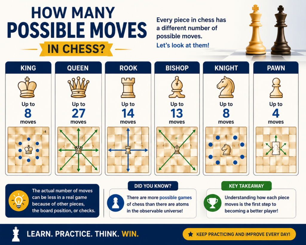 How Many Possible Moves in Chess