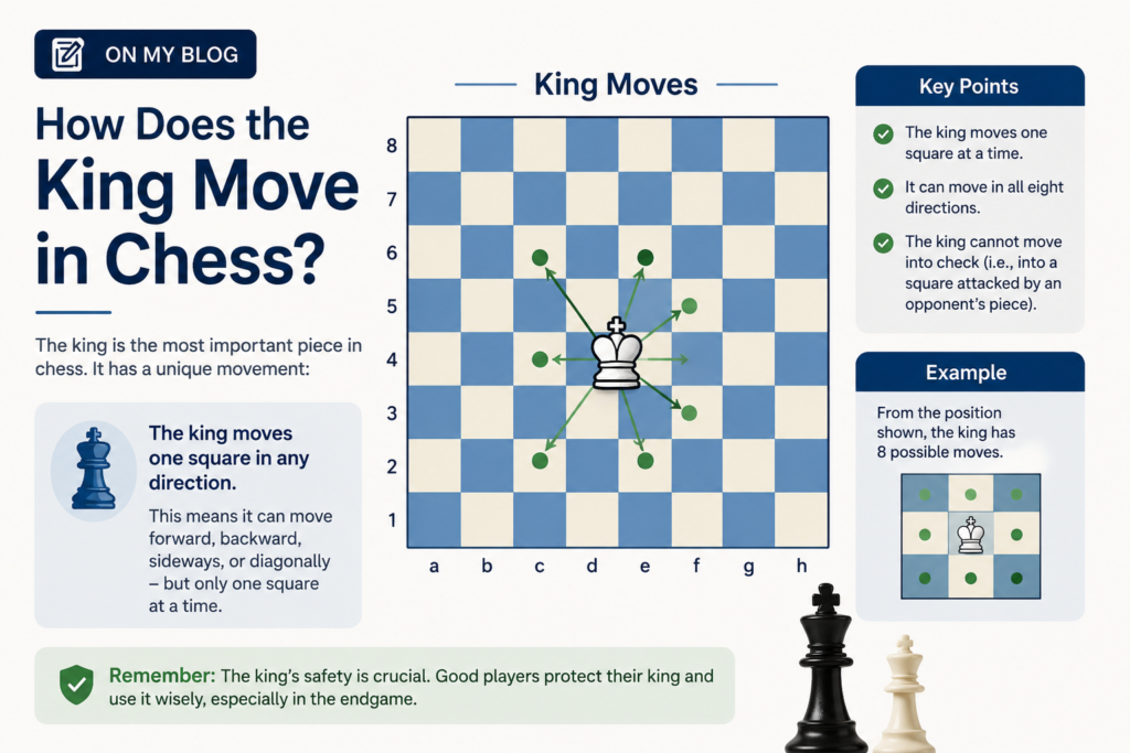 How Does King Move in Chess