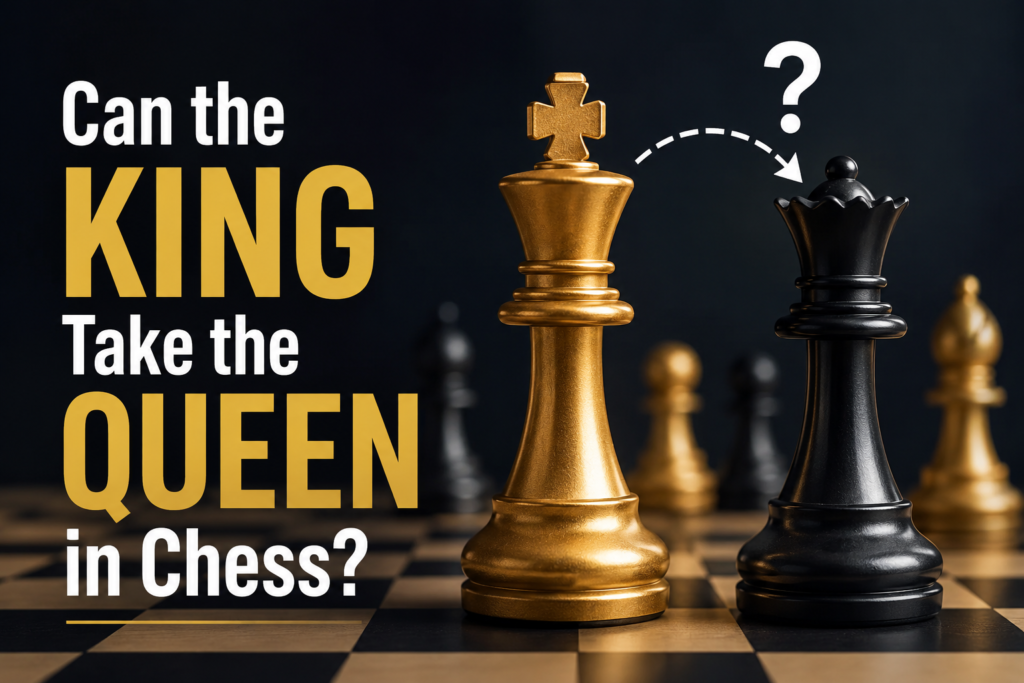 can king take queen in chess