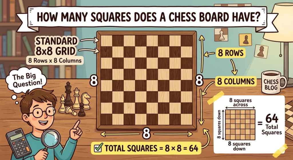 How Many Squares Does a Chess Board Have?