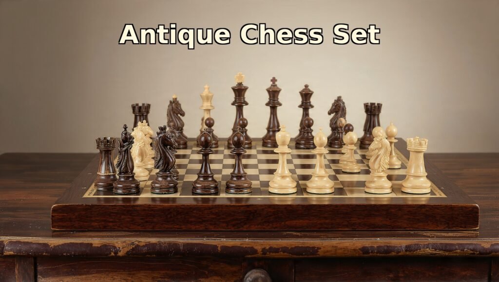 Antique Chess Set: