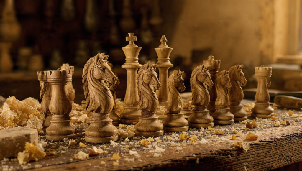 Hand Carved Chess Set